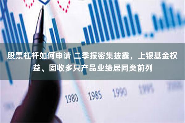 股票杠杆如何申请 二季报密集披露，上银基金权益、固收多只产品业绩居同类前列