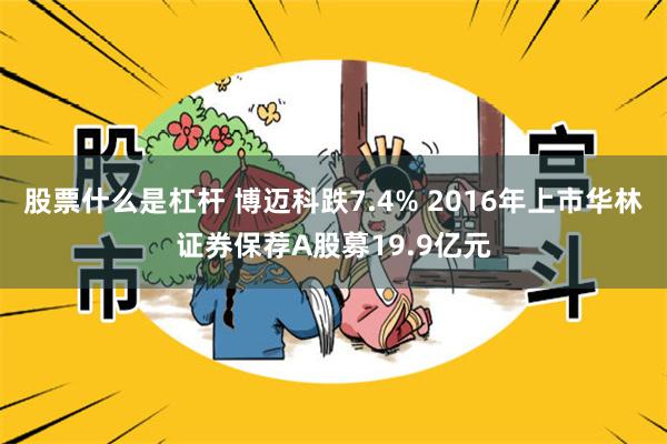 股票什么是杠杆 博迈科跌7.4% 2016年上市华林证券保荐A股募19.9亿元