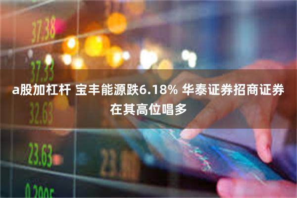 a股加杠杆 宝丰能源跌6.18% 华泰证券招商证券在其高位唱多
