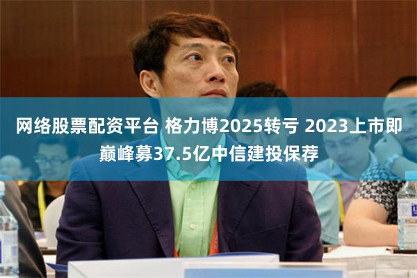 网络股票配资平台 格力博2025转亏 2023上市即巅峰募37.5亿中信建投保荐