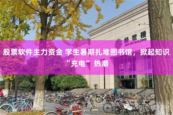 股票软件主力资金 学生暑期扎堆图书馆，掀起知识“充电” 热潮