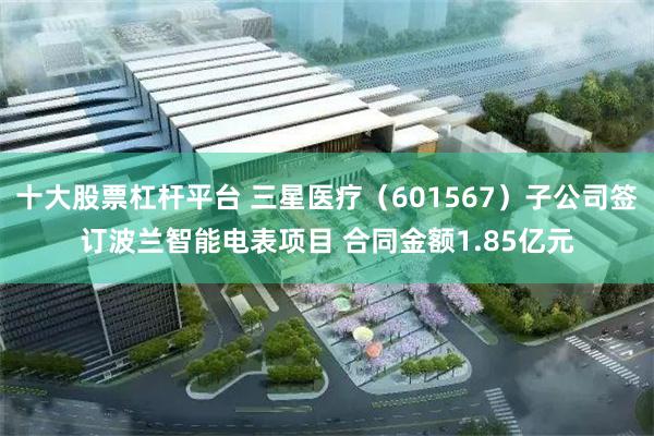 十大股票杠杆平台 三星医疗（601567）子公司签订波兰智能电表项目 合同金额1.85亿元