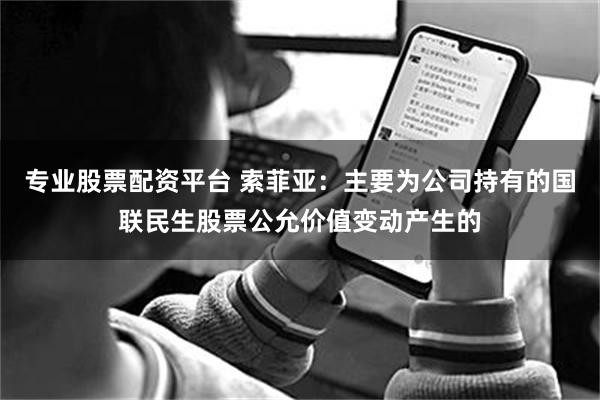 专业股票配资平台 索菲亚：主要为公司持有的国联民生股票公允价值变动产生的