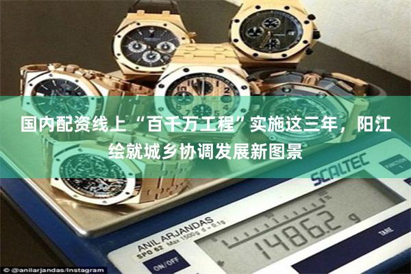 国内配资线上 “百千万工程”实施这三年，阳江绘就城乡协调发展新图景