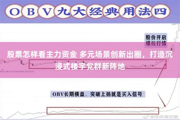 股票怎样看主力资金 多元场景创新出圈，打造沉浸式楼宇党群新阵地
