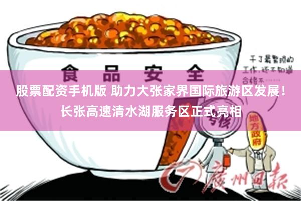 股票配资手机版 助力大张家界国际旅游区发展！长张高速清水湖服务区正式亮相