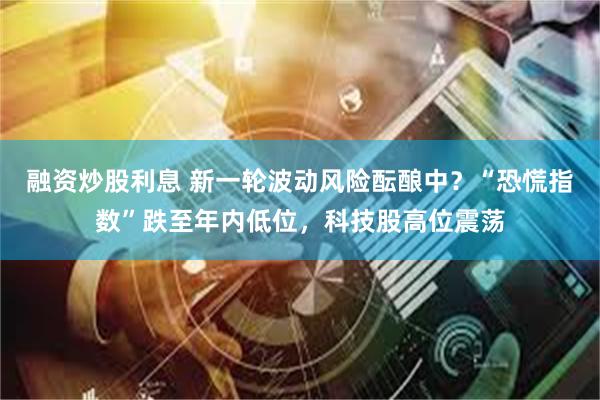 融资炒股利息 新一轮波动风险酝酿中？“恐慌指数”跌至年内低位，科技股高位震荡