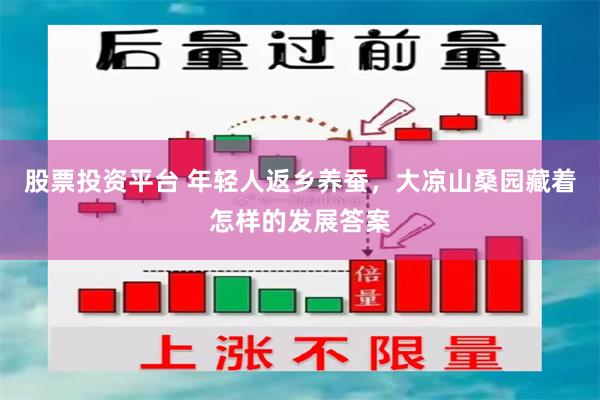 股票投资平台 年轻人返乡养蚕，大凉山桑园藏着怎样的发展答案