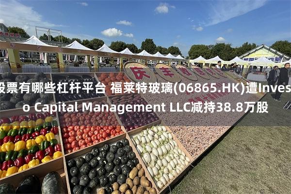 股票有哪些杠杆平台 福莱特玻璃(06865.HK)遭Invesco Capital Management LLC减持38.8万股